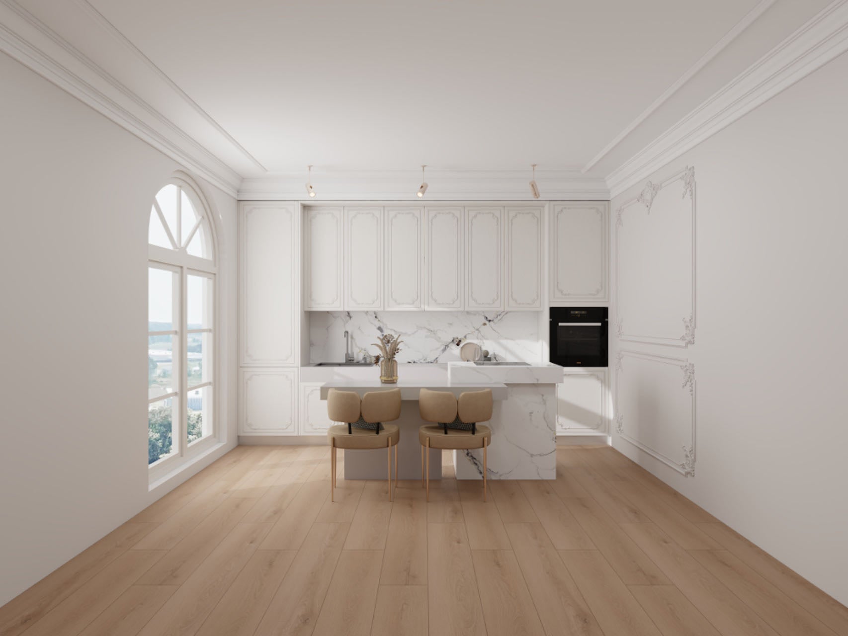 Marceline Collection - Crescent Ivory